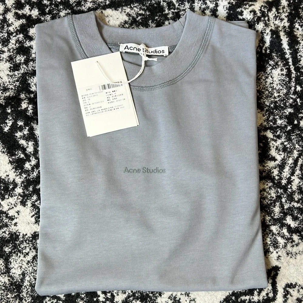 ACNE Organic Cotton Logo Longsleeve - Picture 9 of 12